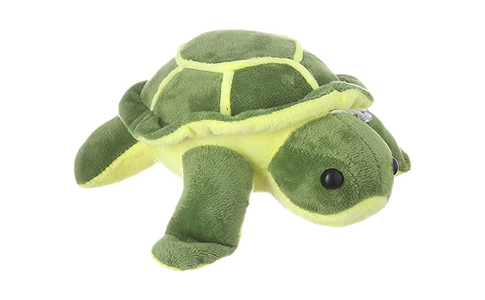 Turtle-shaped-stuffed-doll-for-kids-green-and-yellow---em10012-lrm62230
